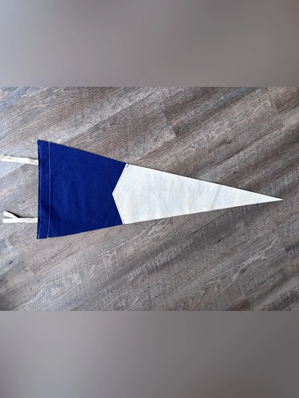 Rare! Vintage Class of 2000 Yale University Navy & White Felt Pennant